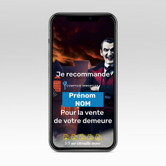 Post vidéo Halloween Dracula