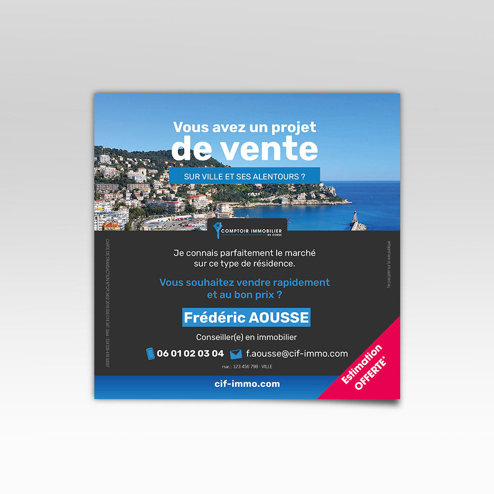 Tract carré - Prospection locale