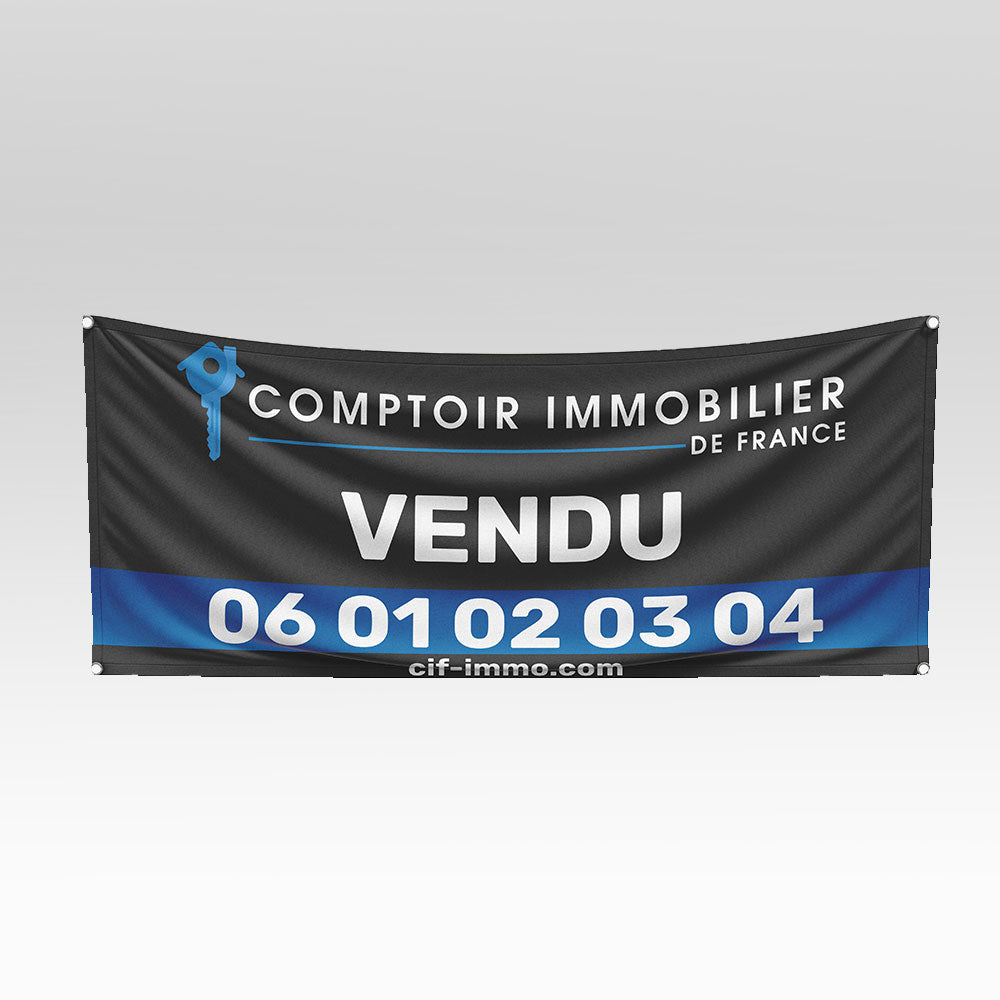 Bâche Recto verso 350 x 150 cm