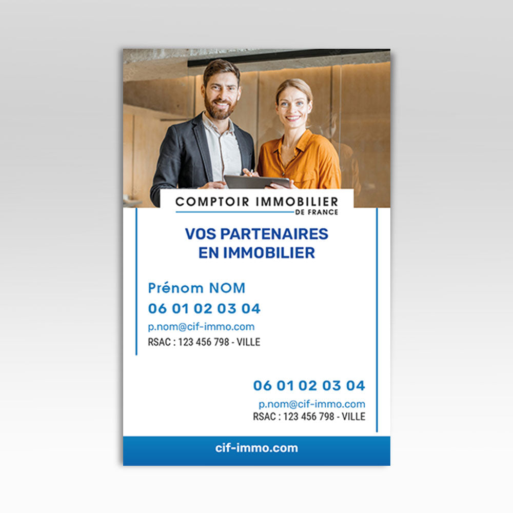 Carte de visite DUO