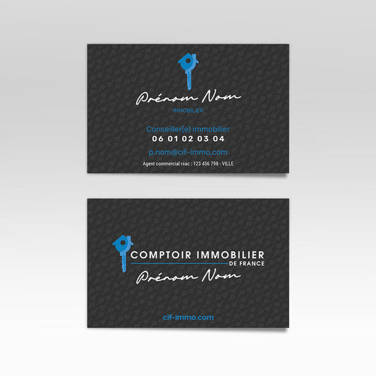 Carte de visite signature