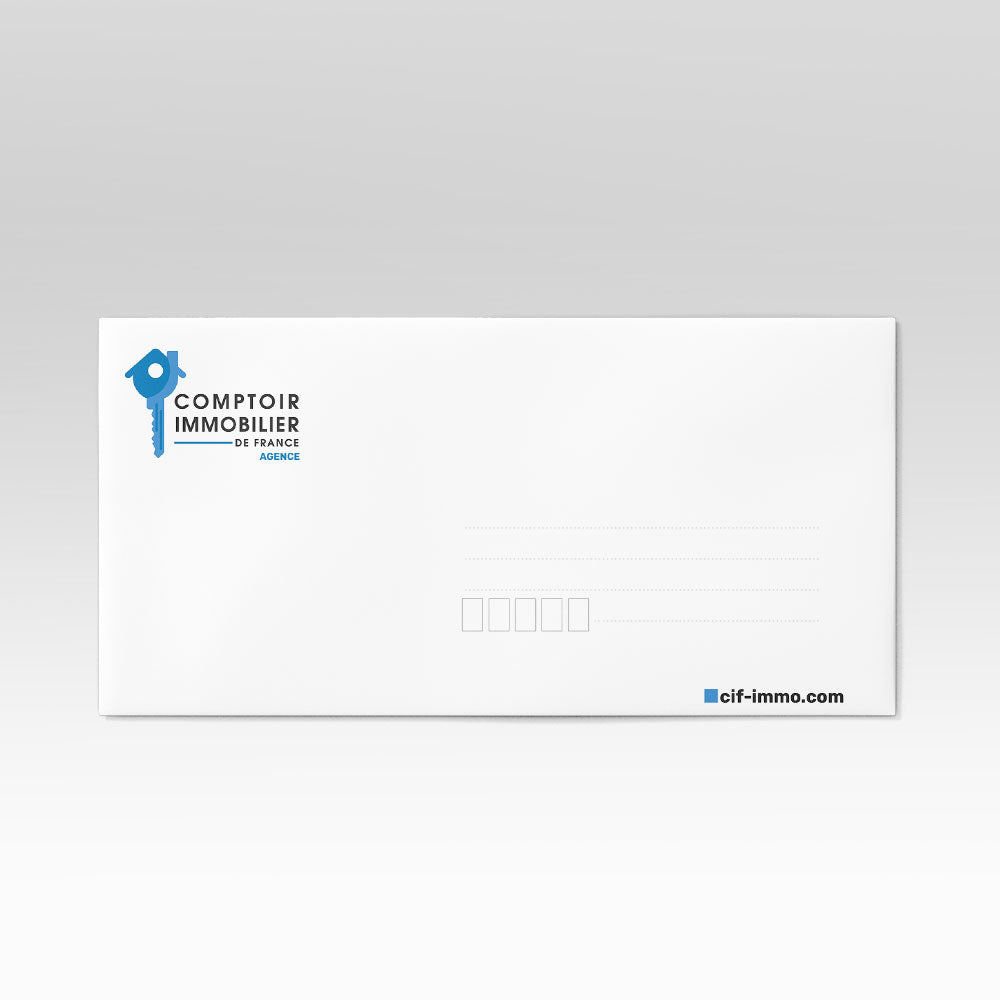 Enveloppe DL personnalisée