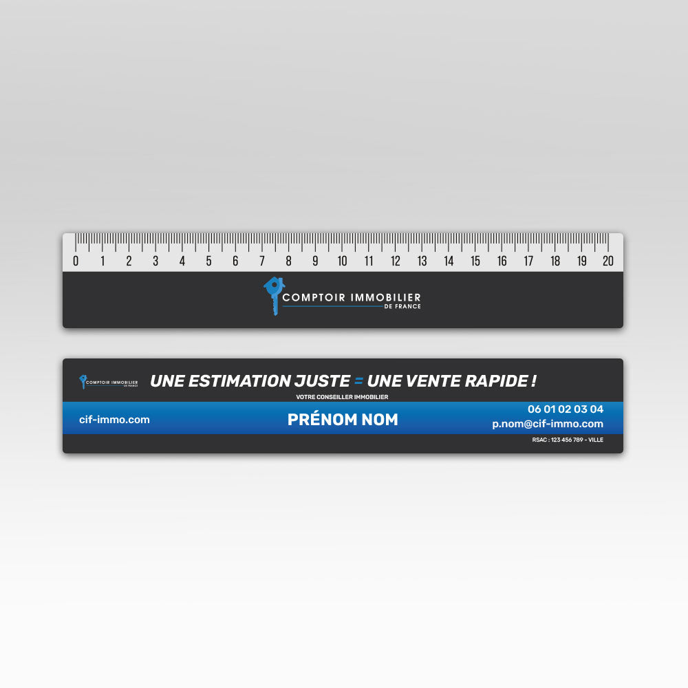 Règle PVC - Estimation