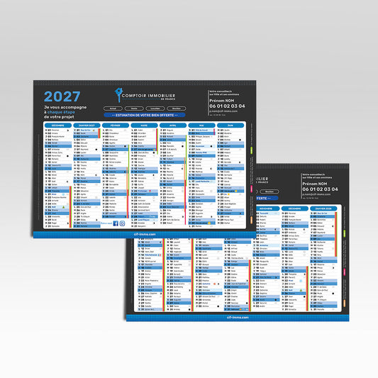Calendrier 2027 - 14 mois