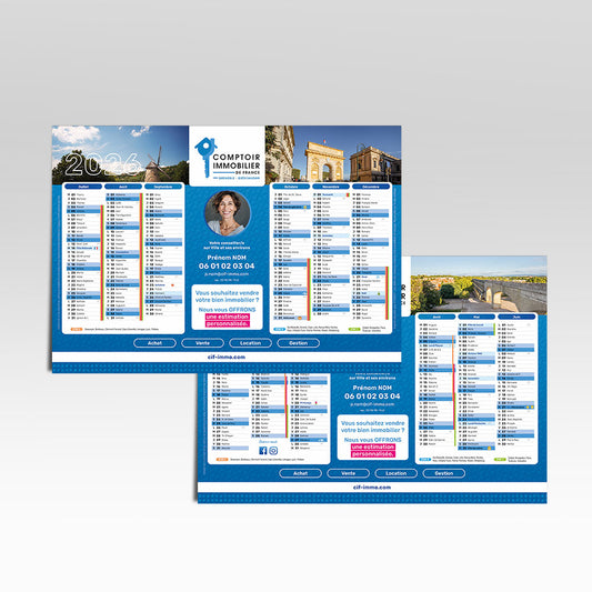 Calendrier Région 2026