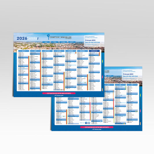 Calendrier 2026 - A4 - paysage