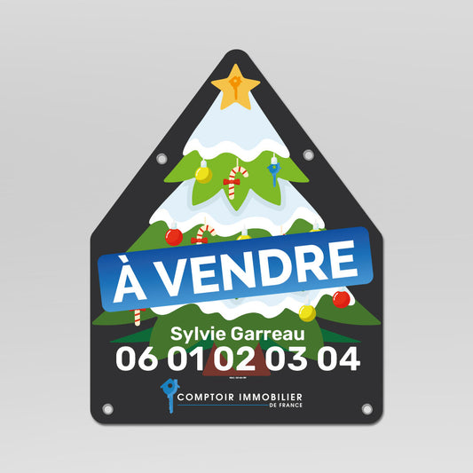 Panneau À VENDRE / VENDU SAPIN de NOEL