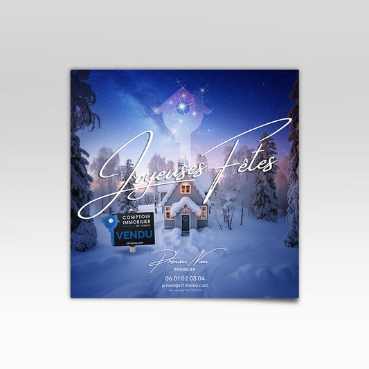 Carte Joyeuses Fêtes