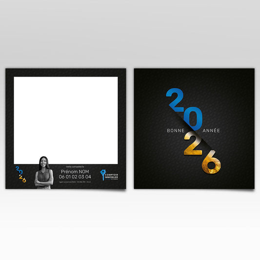 Carte de Voeux Carré