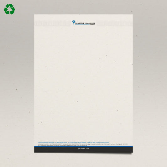 Papier en-tête - papier recyclé