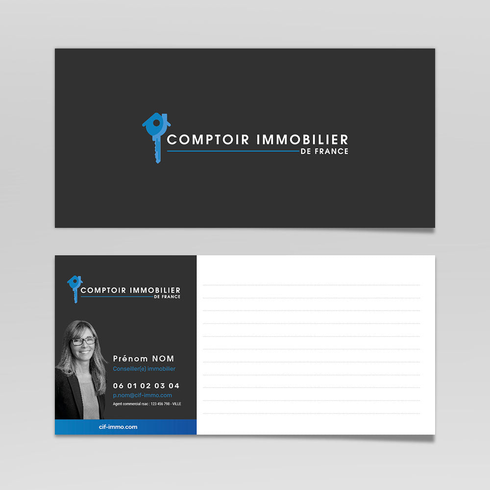 Carte de correspondance classique photo – CIF-Market