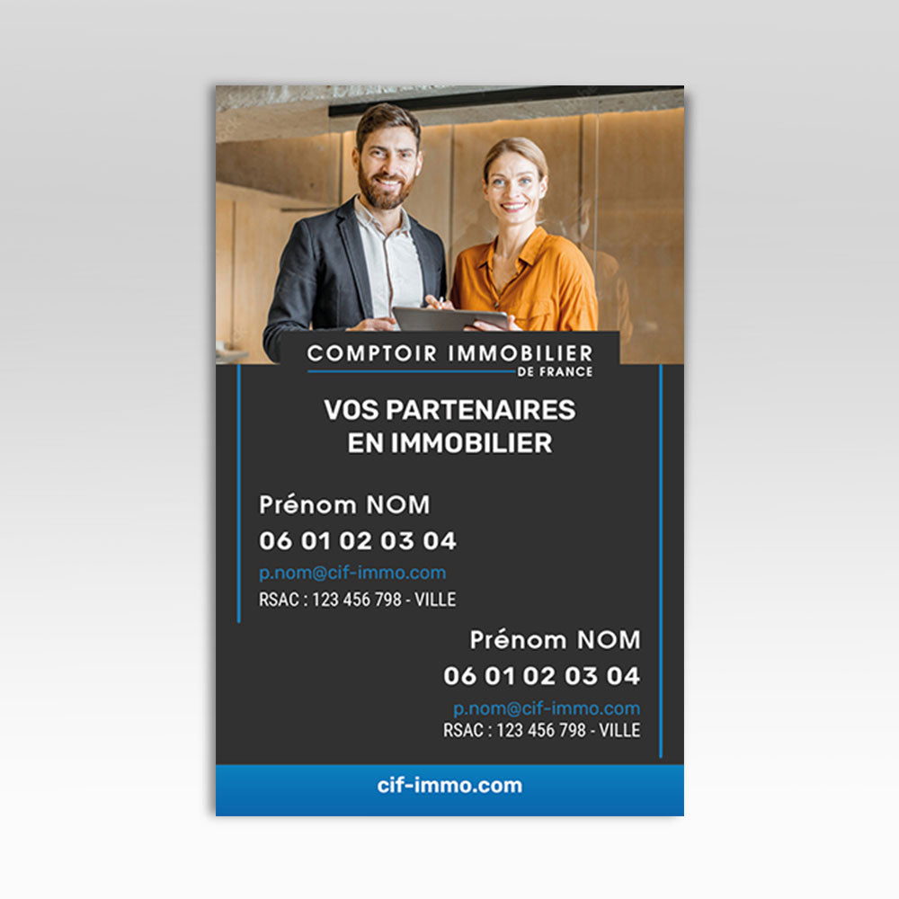 Carte de visite DUO