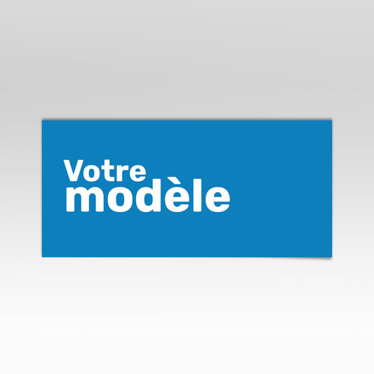 Carte de Voeux - Votre modèle format DL 21 x10 cm