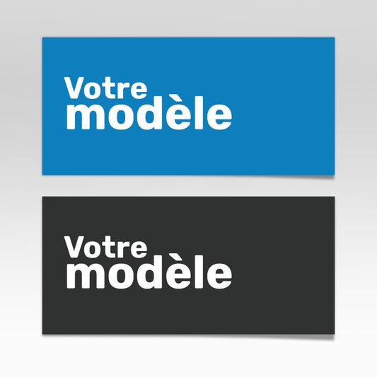 Carte de Voeux - Votre modèle format DL 21 x10 cm